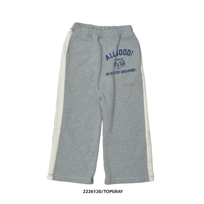 子供服100～150【NEEDLEWORKS】裏毛サイドラウン切り替えパンツ2226120