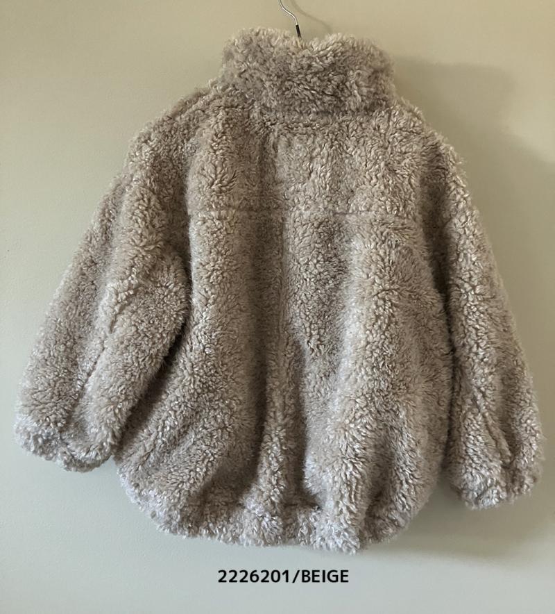大人サイズ【NEEDLEWORKS】ボアレオパードハイネックジャケット 2226201w