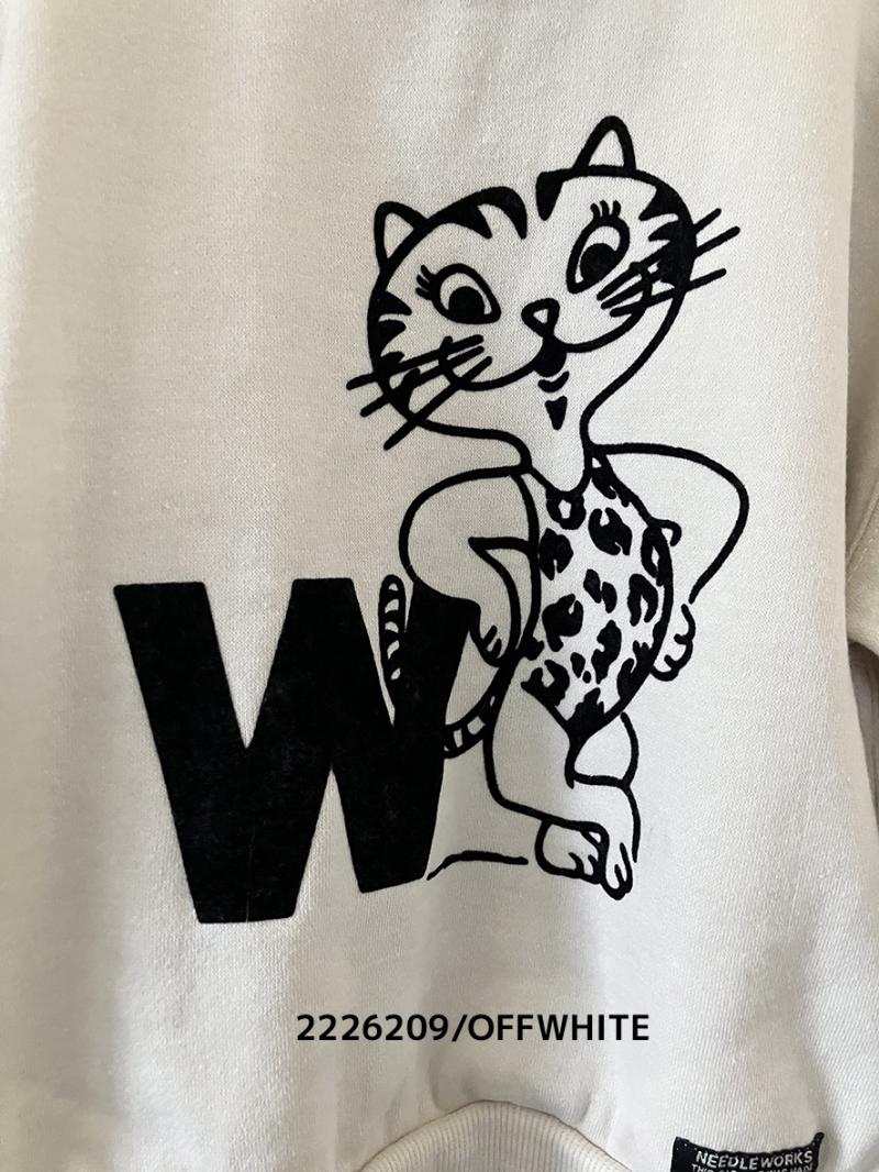 9~13号【NEEDLEWORKS】T/C裏毛TIGER LILYトレーナー2226209w
