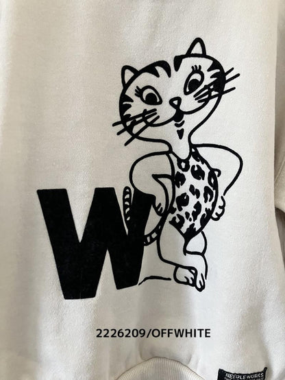 9~13号【NEEDLEWORKS】T/C裏毛TIGER LILYトレーナー2226209w