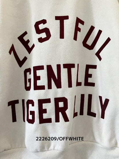 9~13号【NEEDLEWORKS】T/C裏毛TIGER LILYトレーナー2226209w