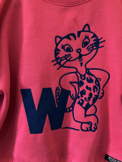 9~13号【NEEDLEWORKS】T/C裏毛TIGER LILYトレーナー2226209w