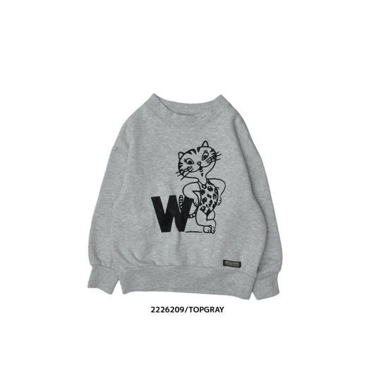 9~13号【NEEDLEWORKS】T/C裏毛TIGER LILYトレーナー2226209w