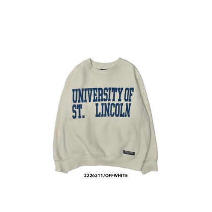 9~13号【NEEDLEWORKS】T/C裏毛UNIVERSITYトレーナー2226211w