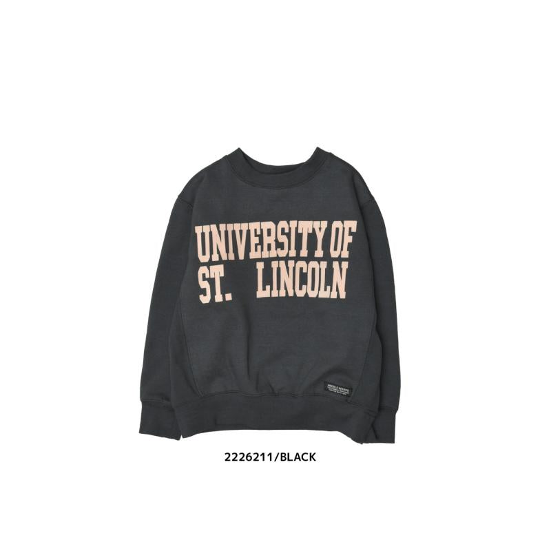 9~13号【NEEDLEWORKS】T/C裏毛UNIVERSITYトレーナー2226211w