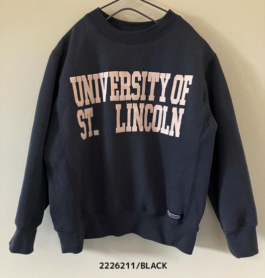 9~13号【NEEDLEWORKS】T/C裏毛UNIVERSITYトレーナー2226211w