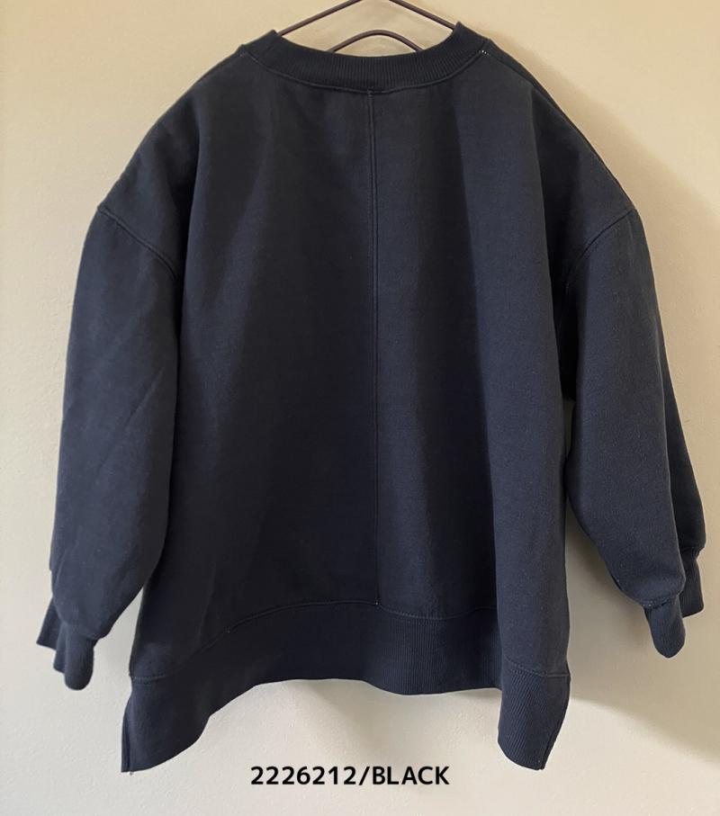 9~13号【NEEDLEWORKS】T/C裏毛裾ラウンドトレーナー2226212w