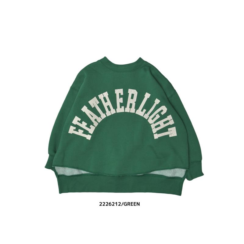 9~13号【NEEDLEWORKS】T/C裏毛裾ラウンドトレーナー2226212w