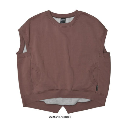 9~13号【NEEDLEWORKS】T/C裏毛サークルポケットベスト2226213w
