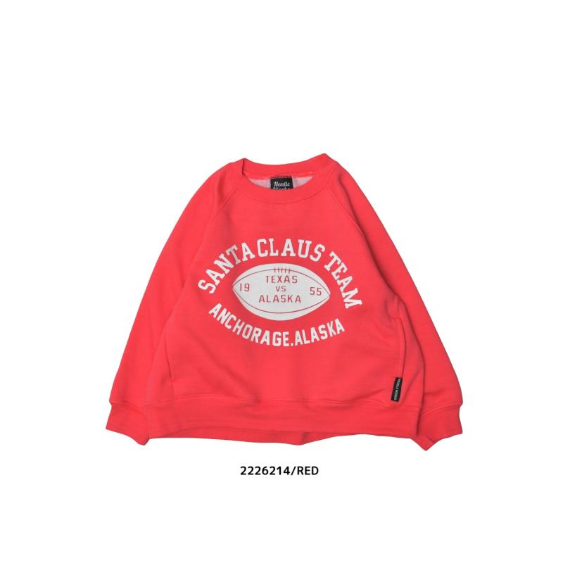 9~13号【NEEDLEWORKS】T/C裏毛ラグランポッケトレーナー2226214w
