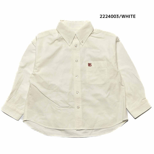【9号/11号～13号】★NEEDLEWORKS★タイプライターワイドボタンダウンシャツ（2224003w）