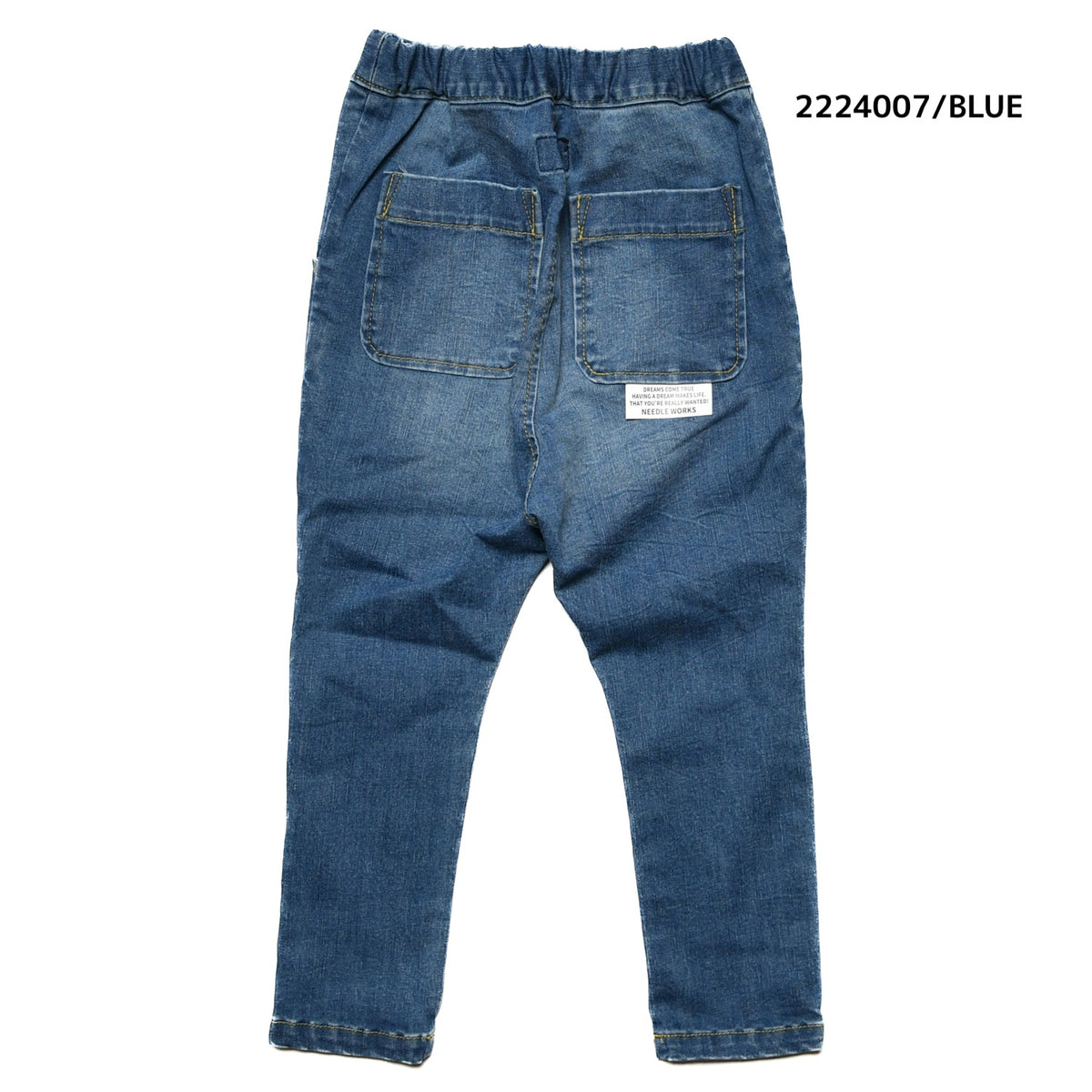 【100~120】★NEEDLEWORKS★ストレッチデニムパンツ（2224007）