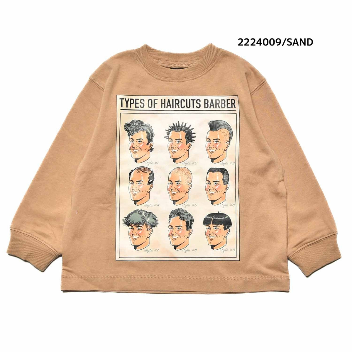 【100~120】★NEEDLEWORKS★天竺BARBERロンT（2224009）