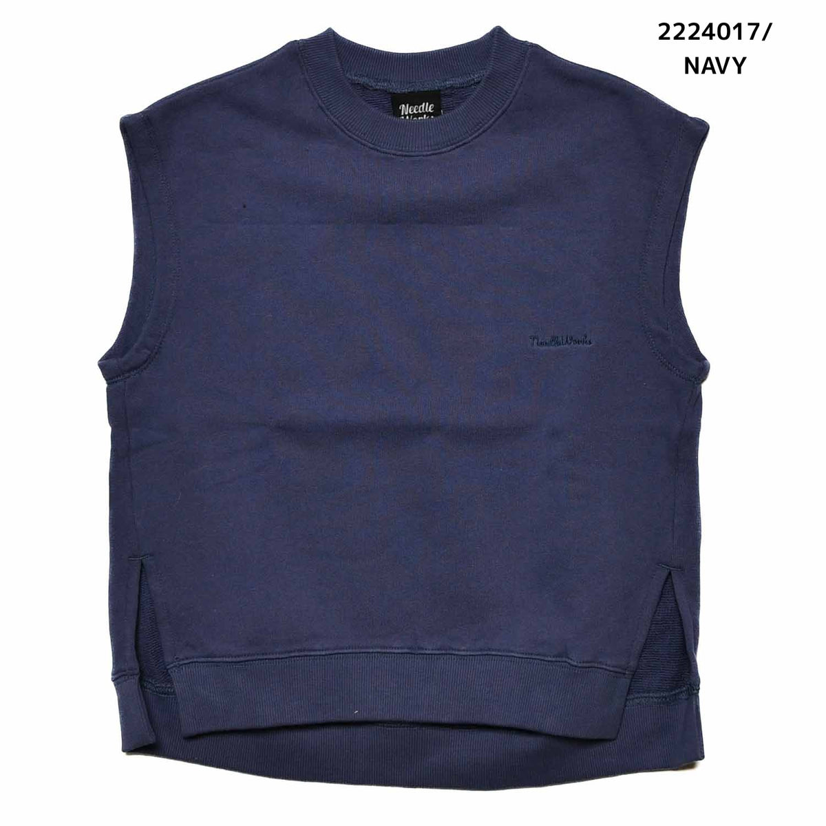 【100~120】★NEEDLEWORKS★柔らか裏毛ワイドベスト（2224017）