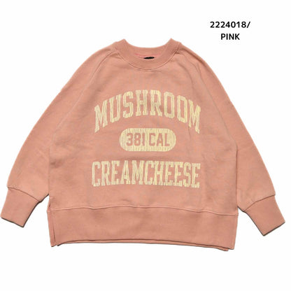【9号/11号～13号】★NEEDLEWORKS★柔らか裏毛MUSHROOMトレーナー（2224018w）