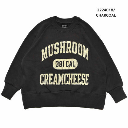 【9号/11号～13号】★NEEDLEWORKS★柔らか裏毛MUSHROOMトレーナー（2224018w）