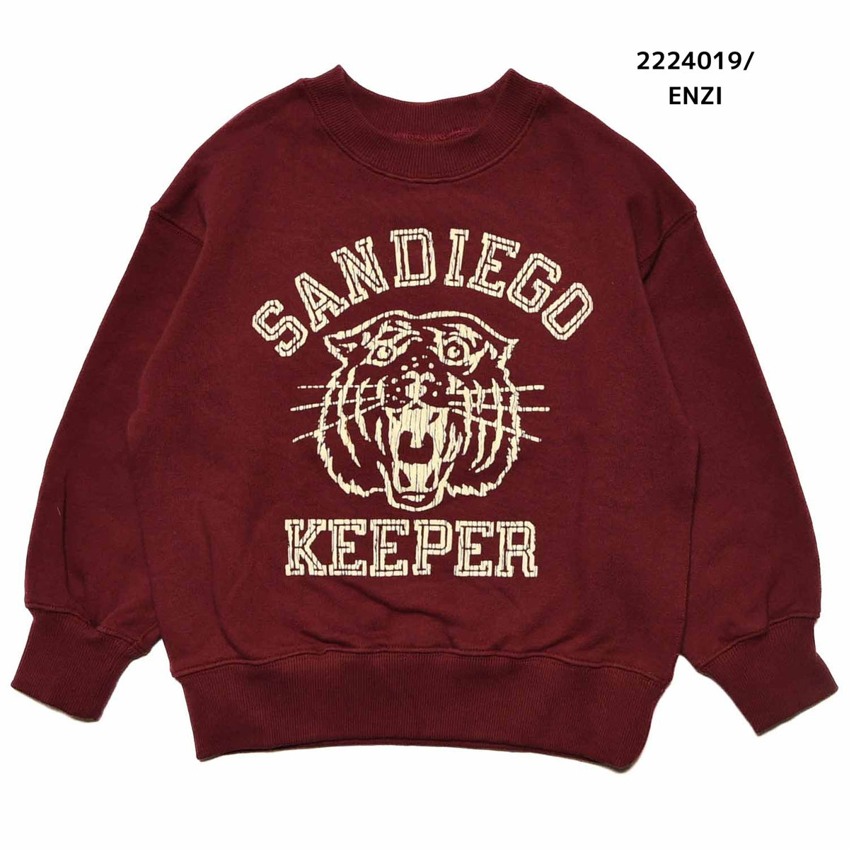 【100~120】★NEEDLEWORKS★柔らか裏毛SANDIEGOトレーナー（2224019）