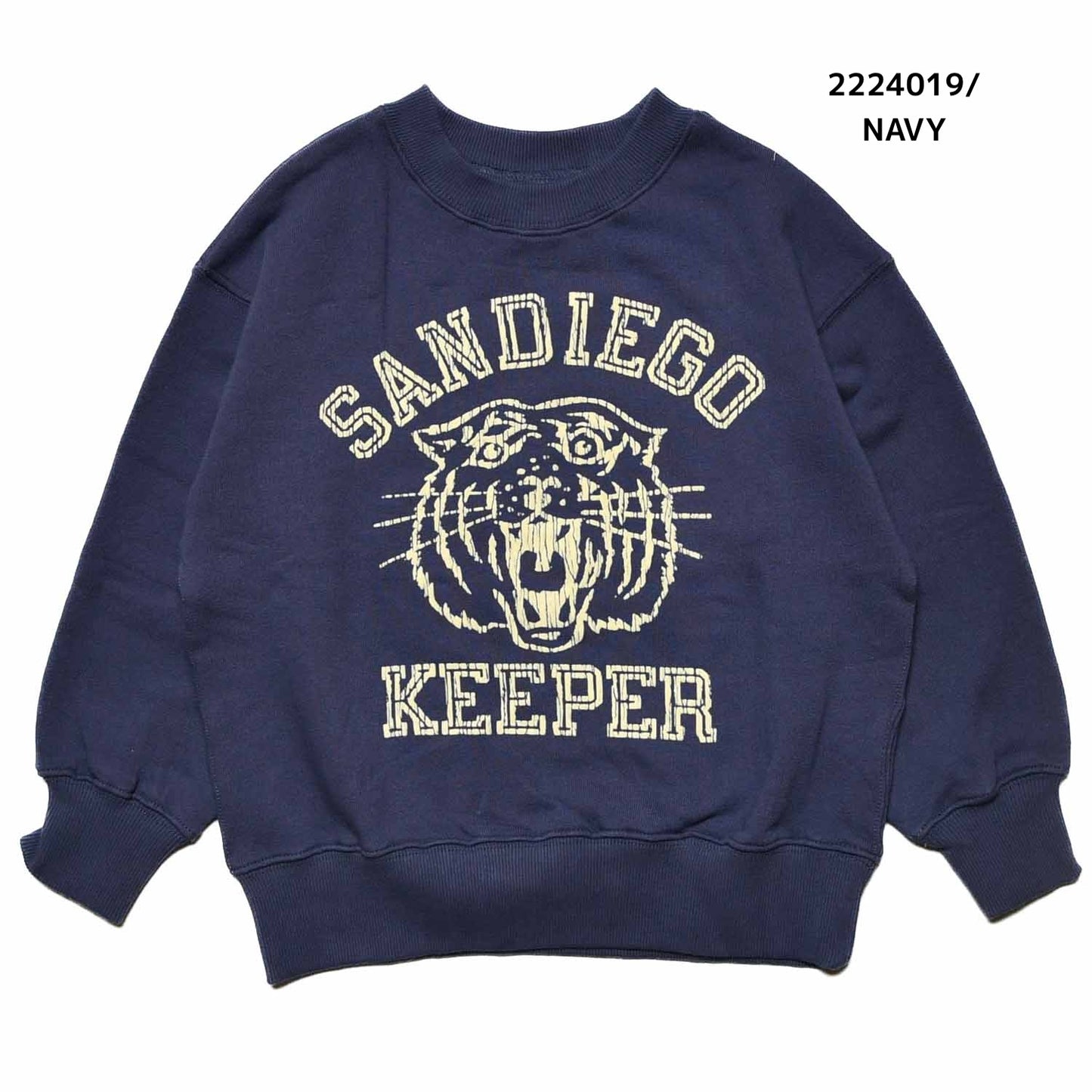 【100~120】★NEEDLEWORKS★柔らか裏毛SANDIEGOトレーナー（2224019）