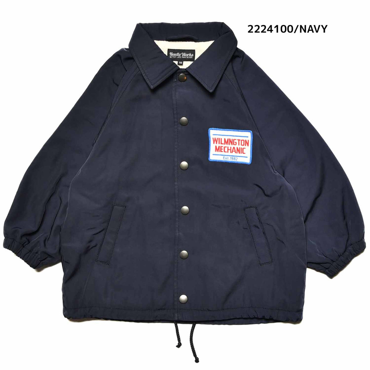 【100~120】★NEEDLEWORKS★ポリエステルツイルコーチJKT（2224100）