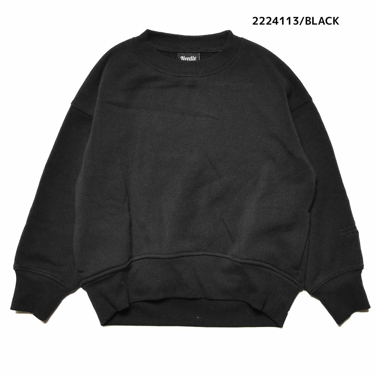 【130~150】★NEEDLEWORKS★裏起毛ウラ毛ワイドトレーナー（2224113j）
