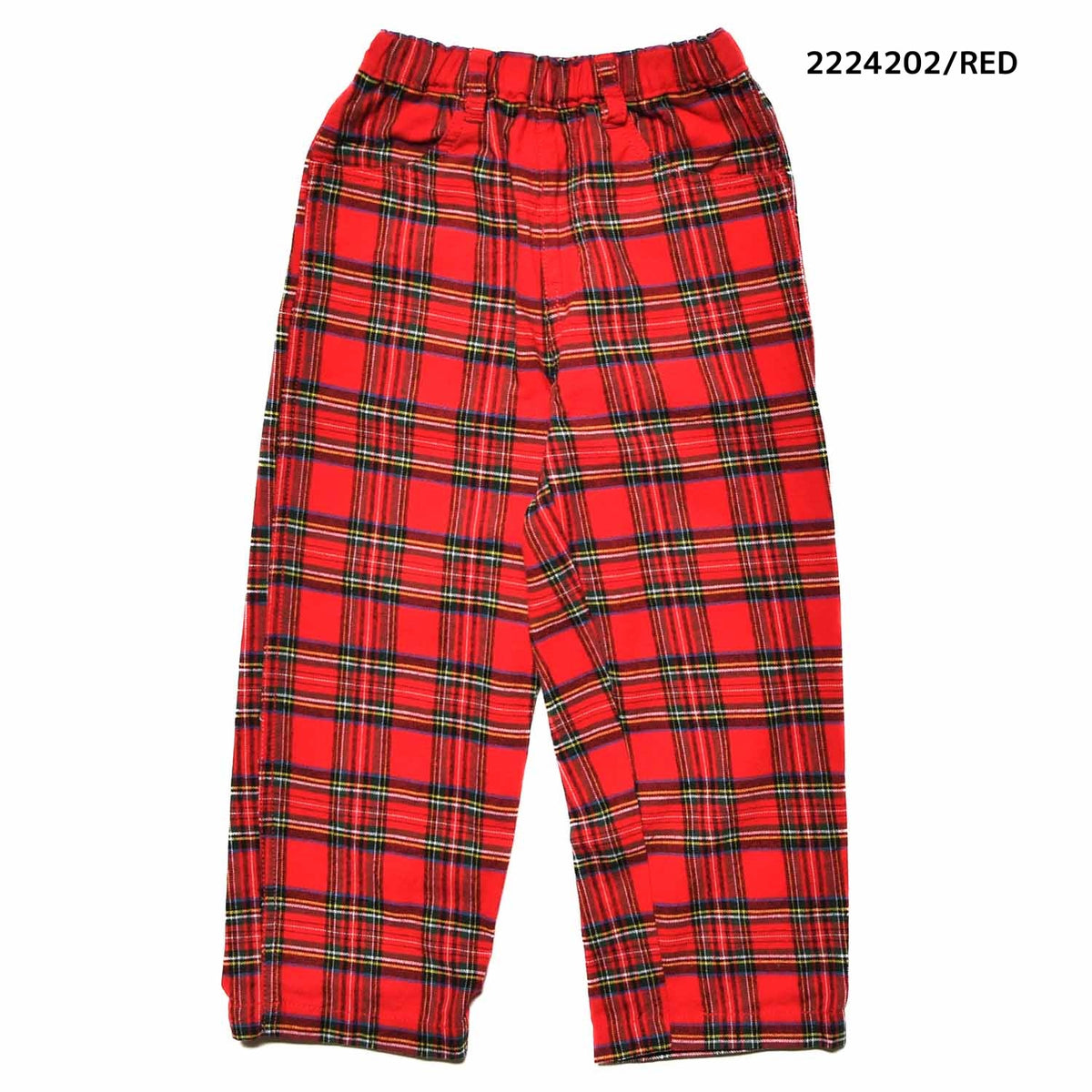 【9号/11号～13号】★NEEDLEWORKS★タータンチェックストレートパンツ（2224202w）