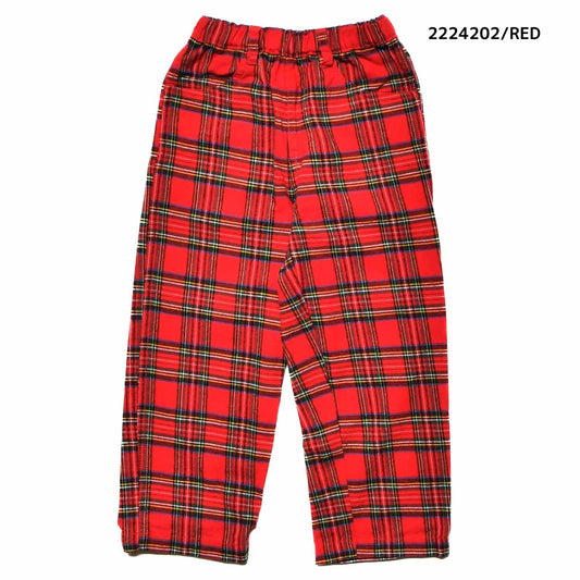 【9号/11号～13号】★NEEDLEWORKS★タータンチェックストレートパンツ（2224202w）