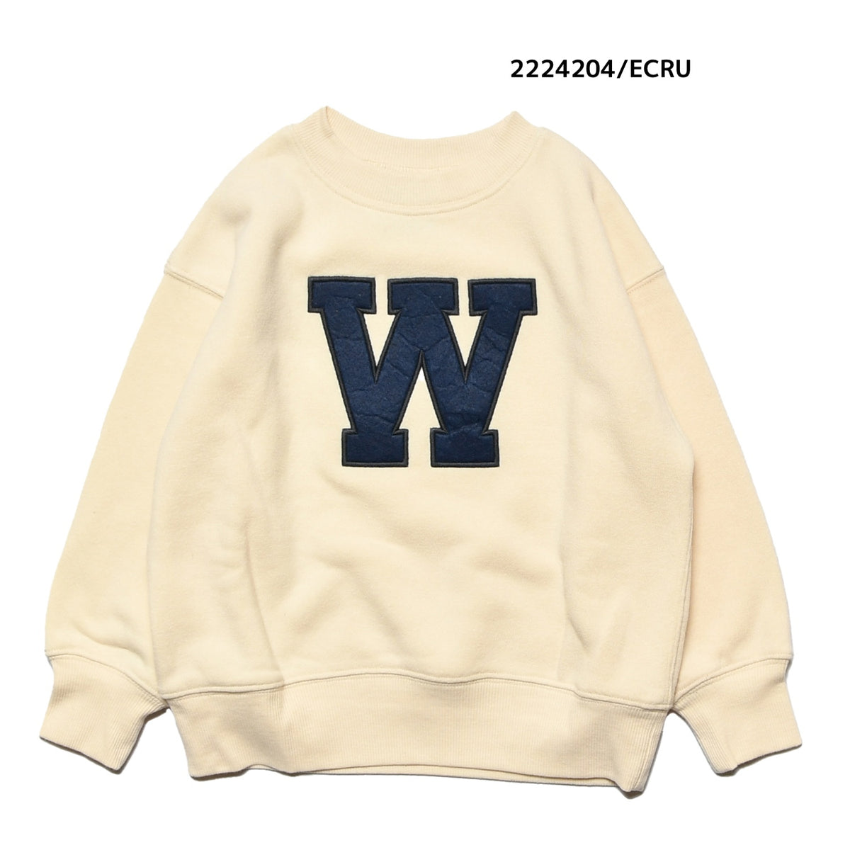 【7号～13号】★NEEDLEWORKS★裏起毛ウラ毛パッチワークトレーナー（2224204w）