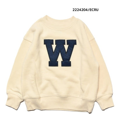 【7号～13号】★NEEDLEWORKS★裏起毛ウラ毛パッチワークトレーナー（2224204w）