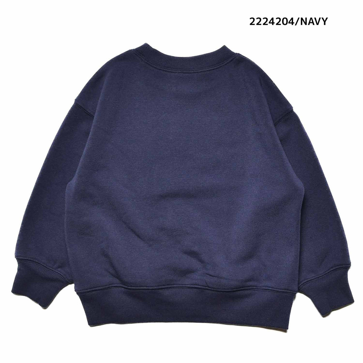 【100~120】★NEEDLEWORKS★裏起毛ウラ毛パッチワークトレーナー（2224204）