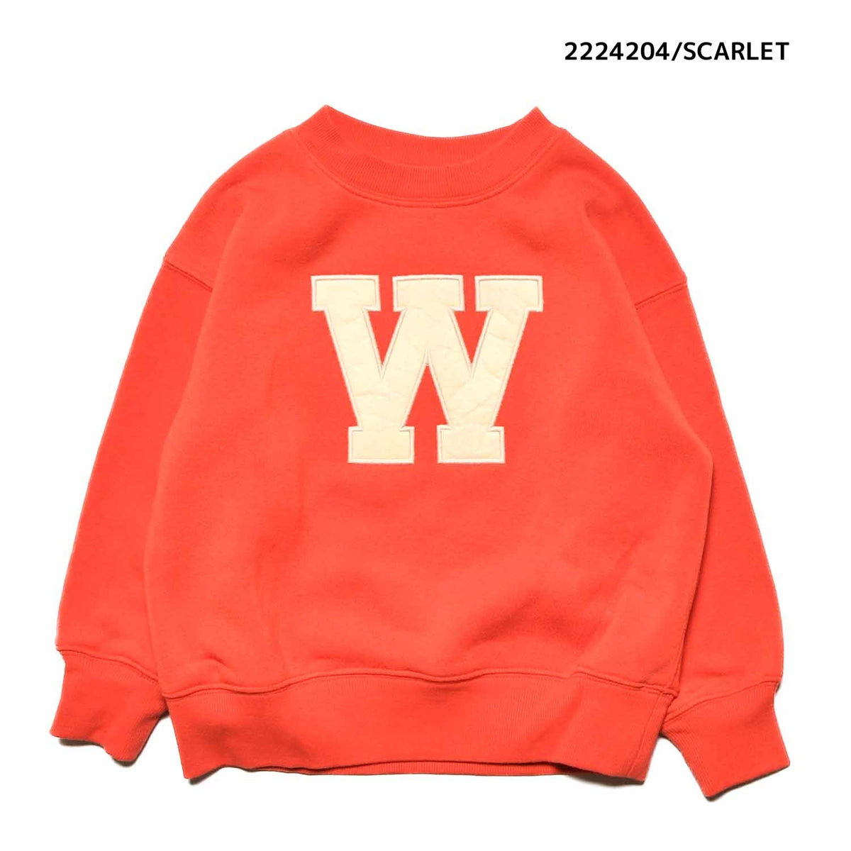 【100~120】★NEEDLEWORKS★裏起毛ウラ毛パッチワークトレーナー（2224204）