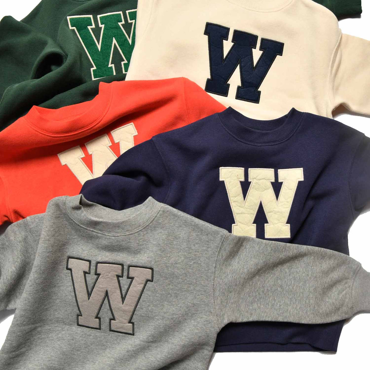 【7号～13号】★NEEDLEWORKS★裏起毛ウラ毛パッチワークトレーナー（2224204w）
