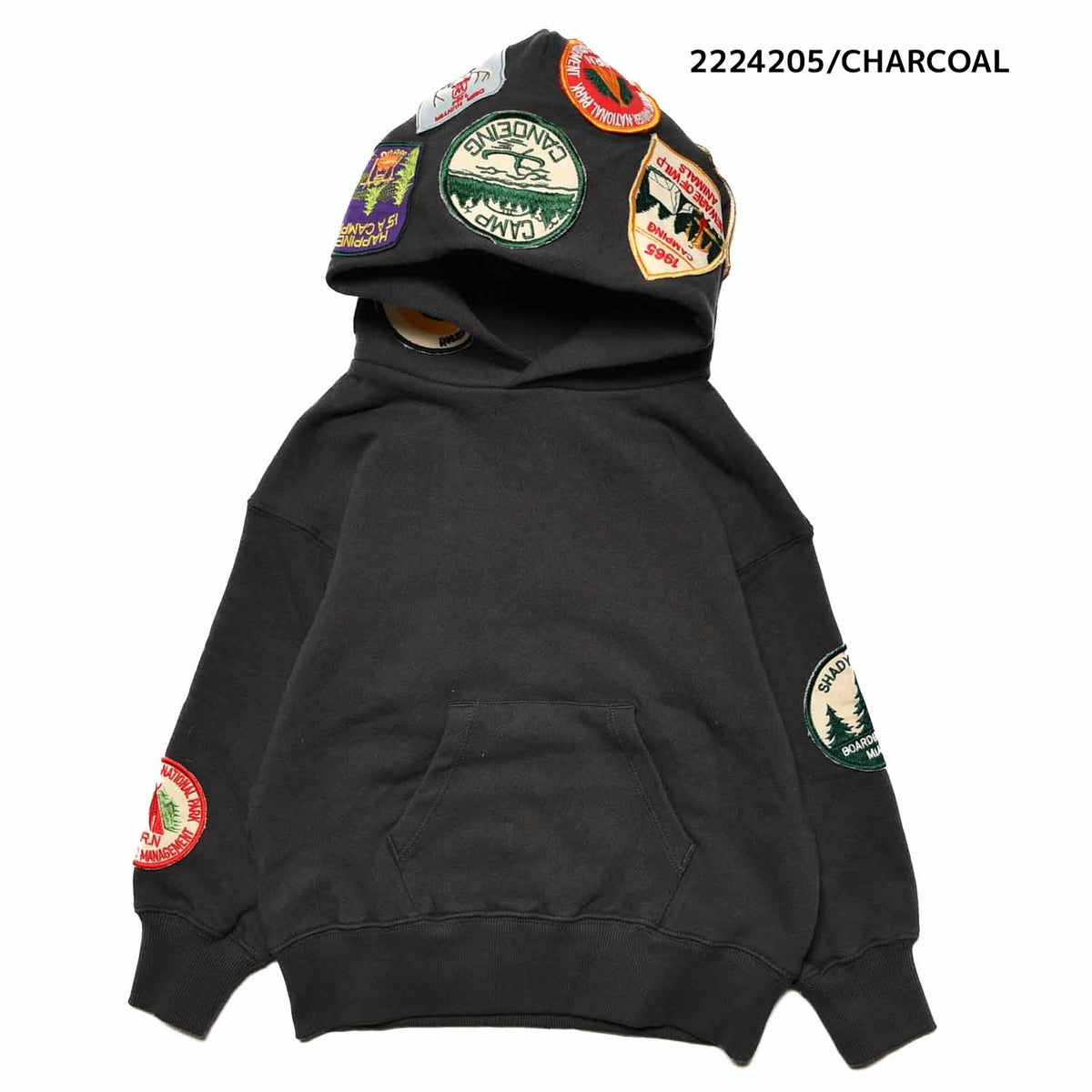 【9号/11号～13号】★NEEDLEWORKS★柔らか裏毛ワッペンパーカー（2224205w）
