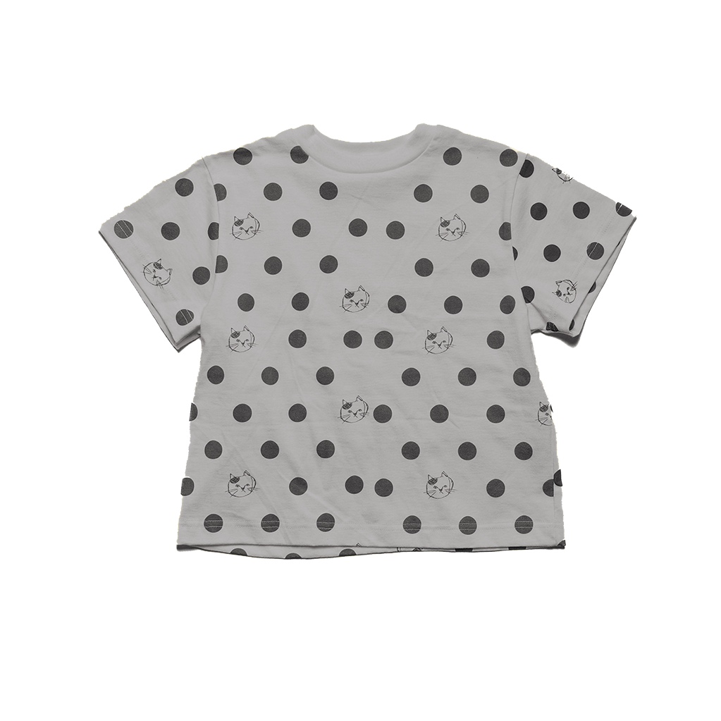 【ニードルワークス】猫柄ワイドTシャツ ｜90cm～150cm｜2525901