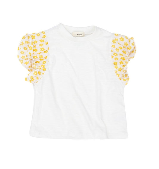 【NEWO】パフスリーブTシャツ★3123313l（S/M）