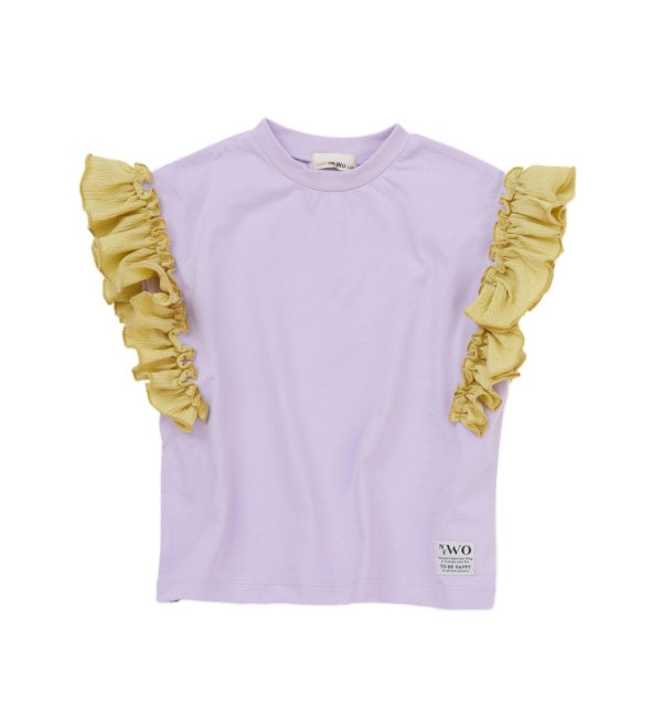 【NEWO】フリルTシャツ★3123407l（S/M）