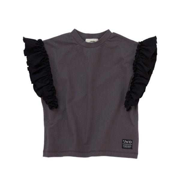 【NEWO】フリルTシャツ★3123407l（S/M）