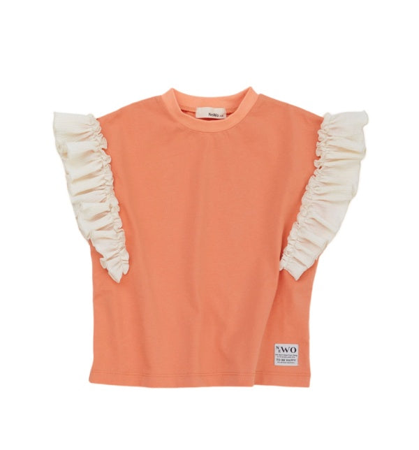 【NEWO】フリルTシャツ★3123407l（S/M）