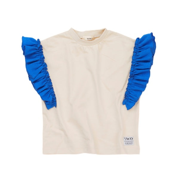 【NEWO】フリルTシャツ★3123407l（S/M）