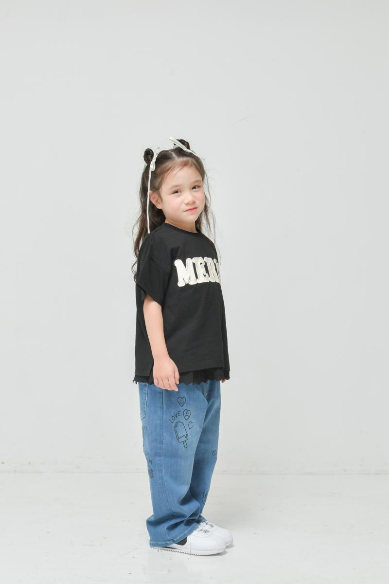 80~150【NEWO】可愛い2柄ロゴTシャツ3126202