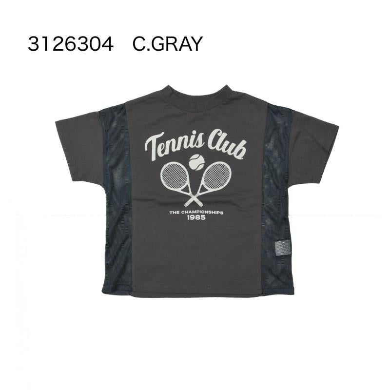 80~150【NEWO】テニス切替Tシャツ3126304