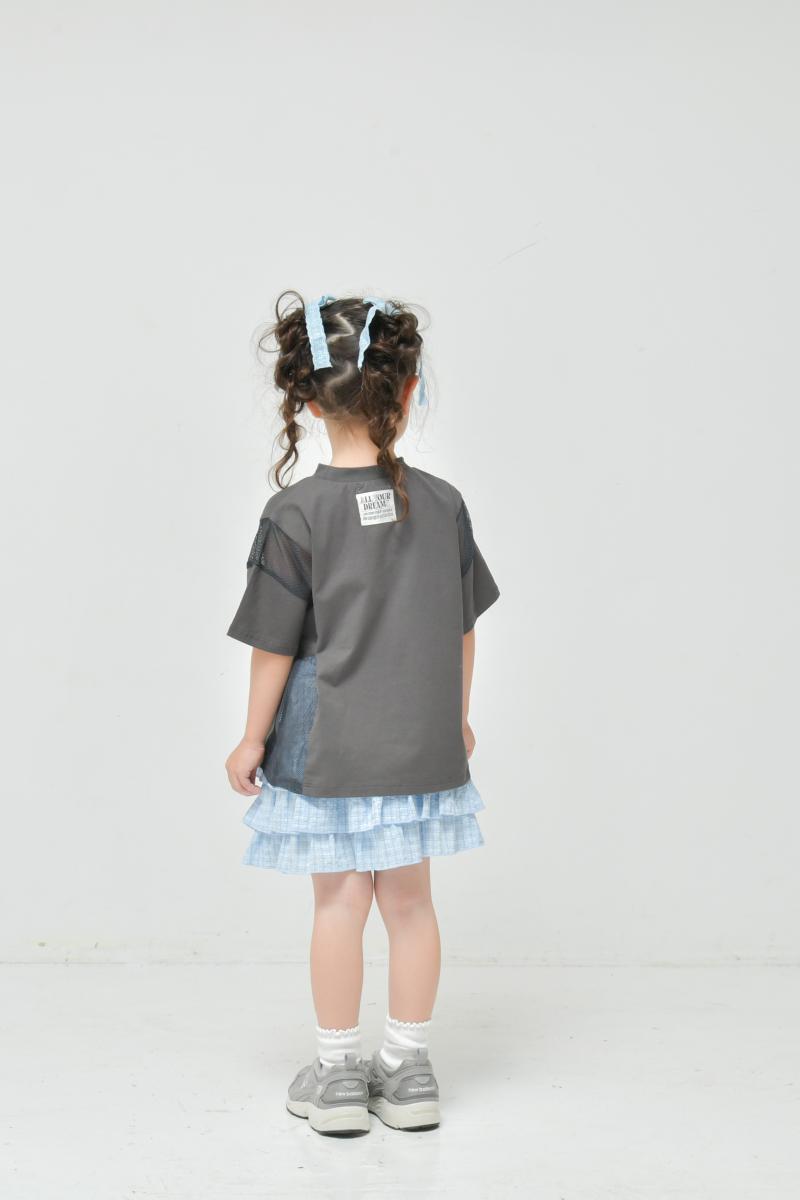80~150【NEWO】テニス切替Tシャツ3126304
