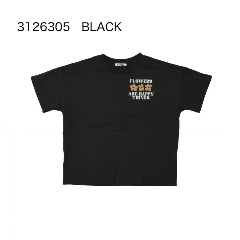 大人サイズ　S/Ⅿ【NEWO】フラワーTシャツ_3126305w