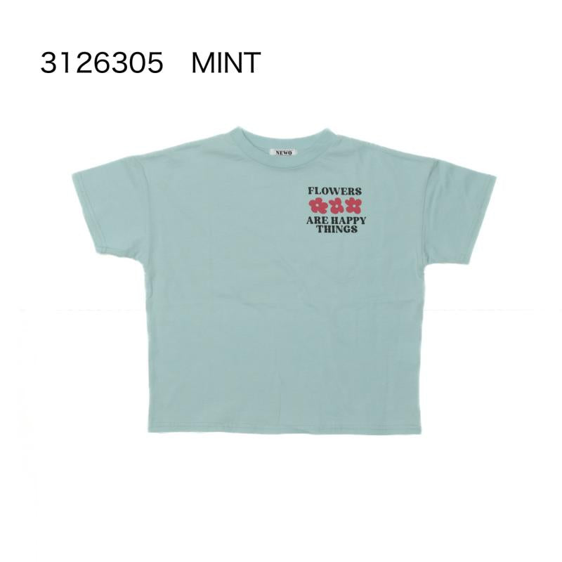 大人サイズ　S/Ⅿ【NEWO】フラワーTシャツ_3126305w