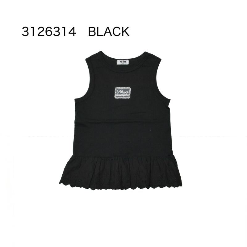 子供服90~150【NEWO】可愛いレース切替チュニック_3126314
