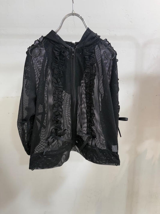 防蚊加工で快適なアウトドアを♪80~150【NEWO】メッシュフリルブルゾン3126320