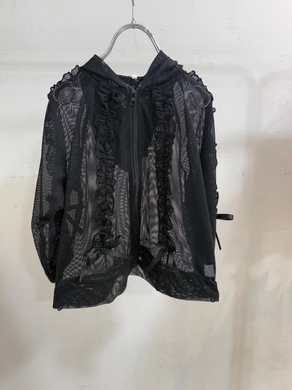 防蚊加工で快適なアウトドアを♪80~150【NEWO】メッシュフリルブルゾン3126320