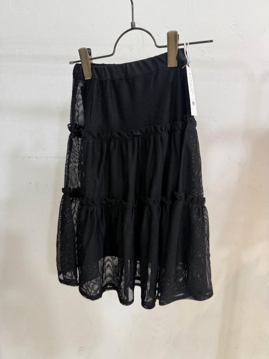 防蚊加工で快適な子供服♪90~150【NEWO】メッシュティアードスカート3126327