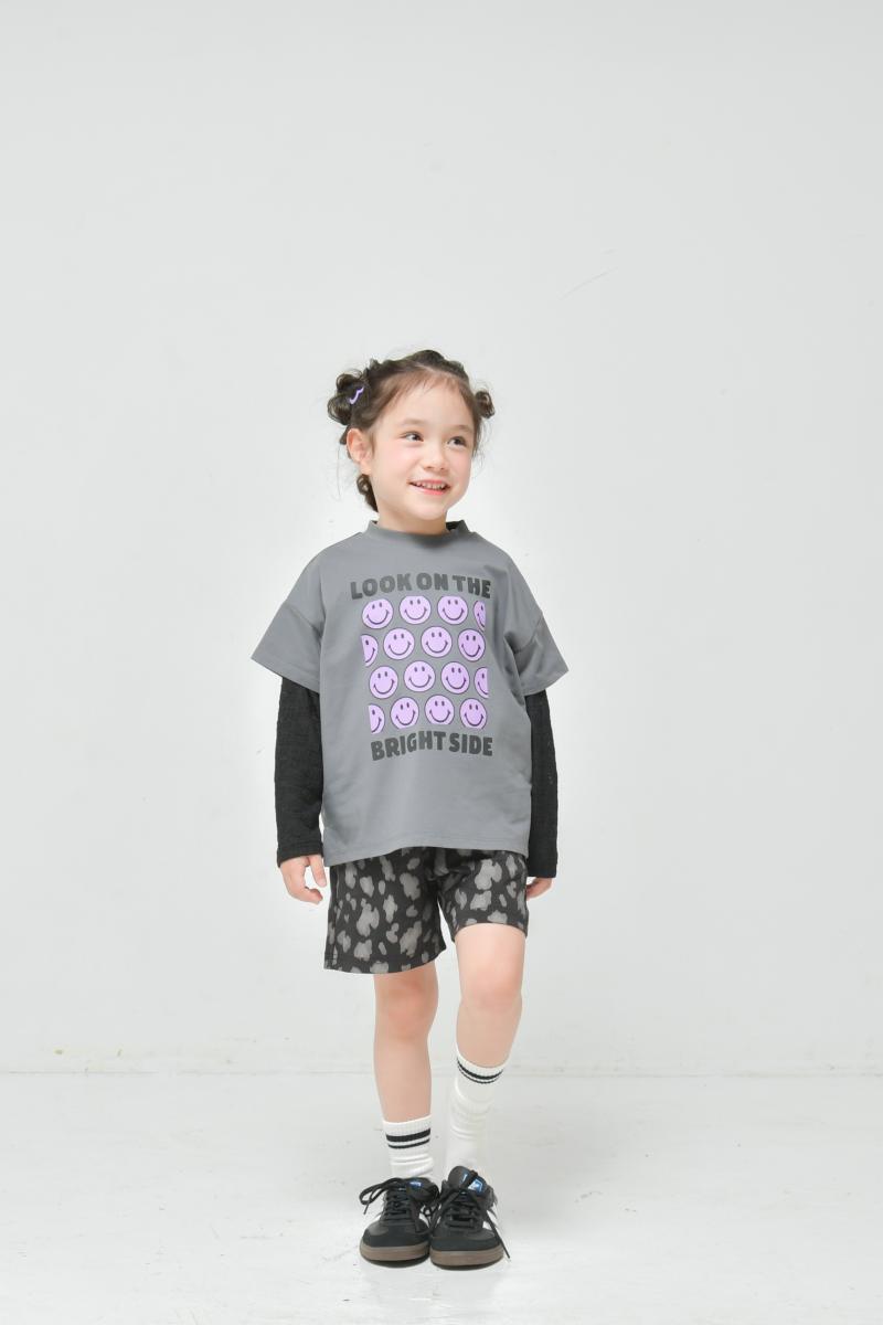 ☆接触冷感★天竺素材☆S/Ⅿ【NEWO】可愛いボックススマイルTシャツ3126401w