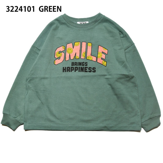 【S/M】★NEWO/ネオ★スマイルロゴTシャツ （3224101w）