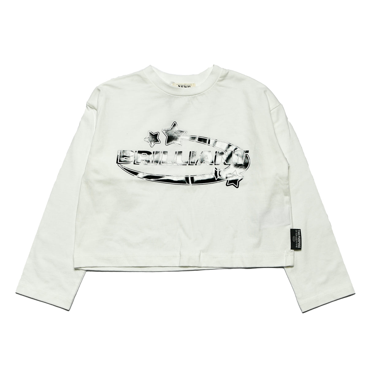 【90~120】★NEWO/ネオ★レトロロゴショート丈Tシャツ（3224105）